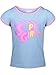 DC Comics Justice League Batgirl Super Girl Wonder Woman Big Girls 3 Pack T-Shirts Red, Purple, and Blue Heather 10-12