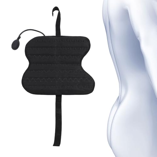 Coussin de soutien pour le bas du dos gonflable avec sangle réglable - 3