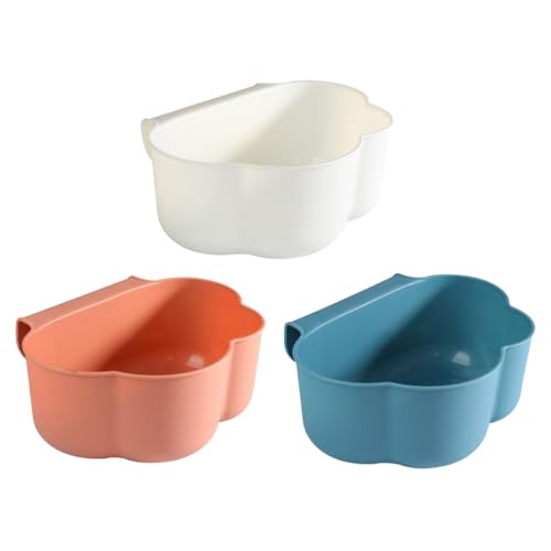 Set 3 canecas de basura colgantes nube para cocina colores surtidos