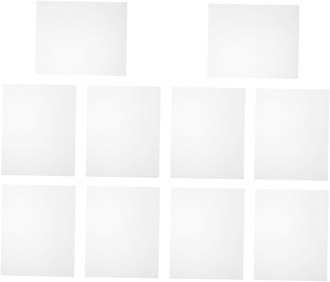 10 Plantillas de Trazo Reutilizables para Lápiz 3D PVC Transparente