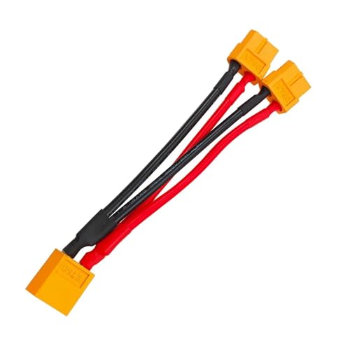 Conector XT60 uno a dos con cable de silicona 14AWG de alta resistencia 5