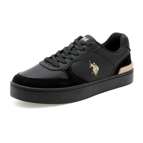 Image of U.S. Polo ASSN. Ingrid Black Sneakers Shoes with Premium Upper