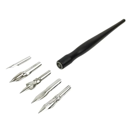 GNALIA Caligrafía Plumilla Set Comic Dibujo Pintura Kit Cómic Manga de Inmersión Pluma Juego de Pluma para Cómics de Caligrafía Vintagepara Caligrafía Escritura con Tinta