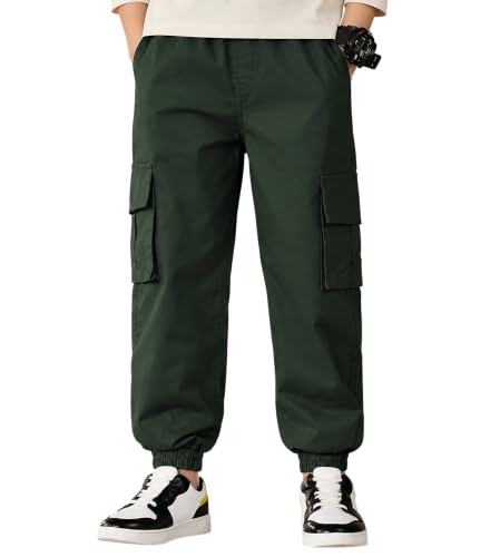 Image of TAGAS Boys Side Pocket Cargo Pant|| CargoPants|| Regular Slim Pant for Kids ||Relaxed Trouser ||Joggers Pant for Men ||Boy Loose Comfortable Cargos|
