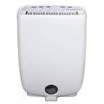 Meaco Portable Dehumidifier DD8L Junior - Compact Desiccant Dehumidifier - Best For Small Homes & Outdoor Spaces - Prevent Condensation, Mould & Damp - 18 x 35 x 50 cm White