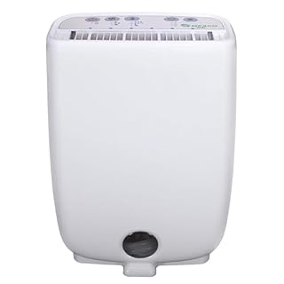 Meaco Portable Dehumidifier DD8L - Compact Desiccant Dehumidifier - Best For Small Homes & Spaces - Prevent Condensation, Mould & Damp - 18 x 35 x 50 cm White