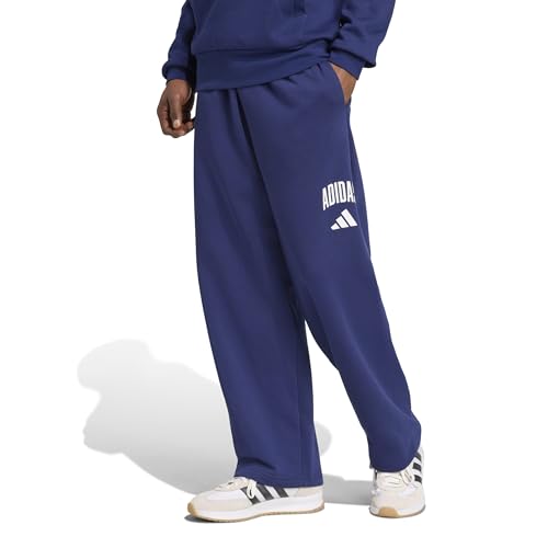 Adidas Men's Collegiate Pants, Dark Blue/White, Medium