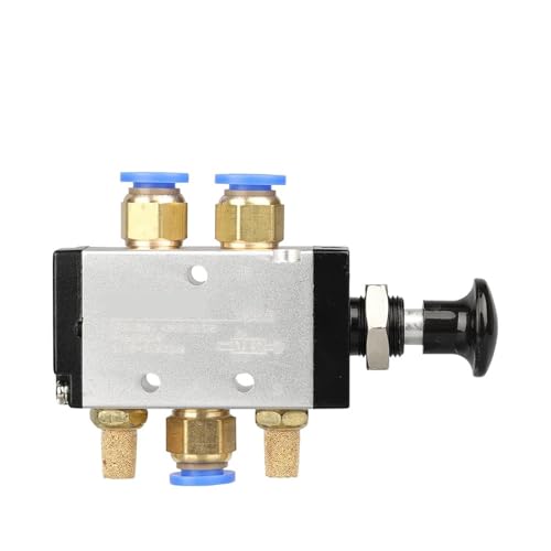 Vanne pneumatique 2 voies 5 positions 4R210-08 à commande manuelle