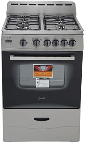 Avanti GR2416CSS 24" Gas Range with Sealed Burners, in Stainless Steel