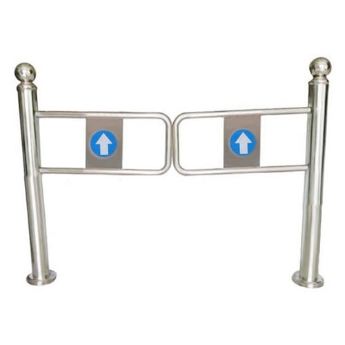 YJEUZCD Supermarket Entrance Safety Gate, Warehouse Metal Universal Swing Doorways, Automatic Closing Half Door for Library Store(120x105cm)