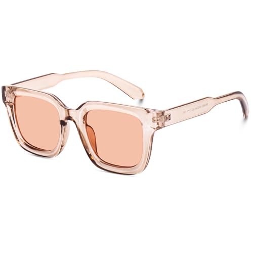 Image of Peter Jones Unisex Large Square UV /UB Protected Sunglasses (3803)