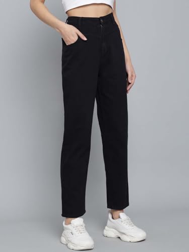 Image of KOTTY Women's High Rise Cotton Lycra Blend Ankle Length Slim fit Jeans