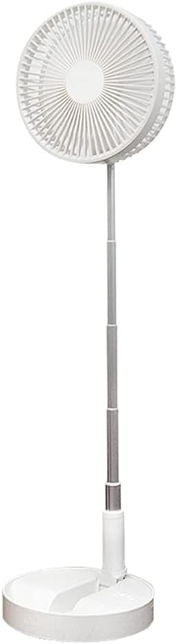 Foldable Desk Fan 7200mAh USB Rechargeable Up/Down Adjustable Portable Stretchable Desktop Fan For Home Travel