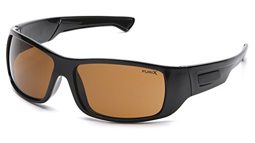Super Cheap 🛒 Pyramex Furix Safety Glasses, Black Frame/Coffee Anti-Fog