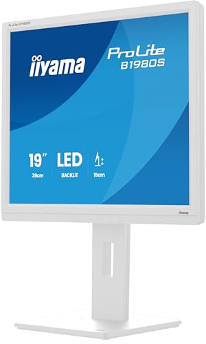 Image of iiyama Desktop Monitor, B1980S-W1-19, TN, 1280x1024 /75Hz, 1H1DP, HAS