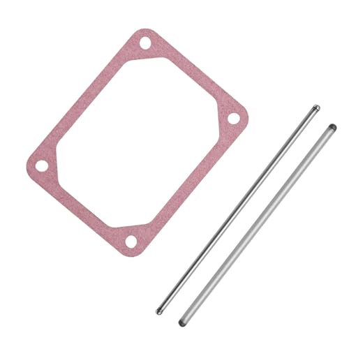 Image of Push Rod Set & Valve Cover Gasket 690981 690982 498745 690971 Rocker Cover Gasket Replaces 273486 Compatible with Brig & Straton
