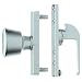Universal Knob Latch for Screen and Storm Doors, White - WRIGHT PRODUCTS V670WH