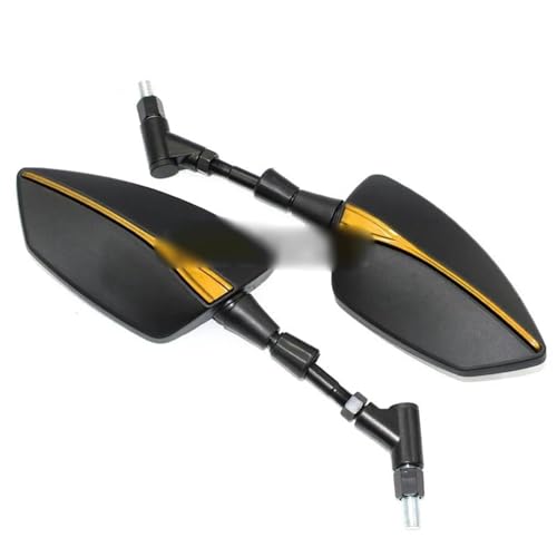 Espejos retrovisores de motocicleta MT07 MT09 color oro accesorio lateral