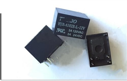 Relais signal 12V HJR-4102E-L-12V anti-interference pour systeme telecommunication 3A