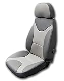 Iggee Caterpillar Cat 330 Cl Excavator Charcoal/Grey S.Leather Custom Fit Seat Covers (Charcoal/Grey)