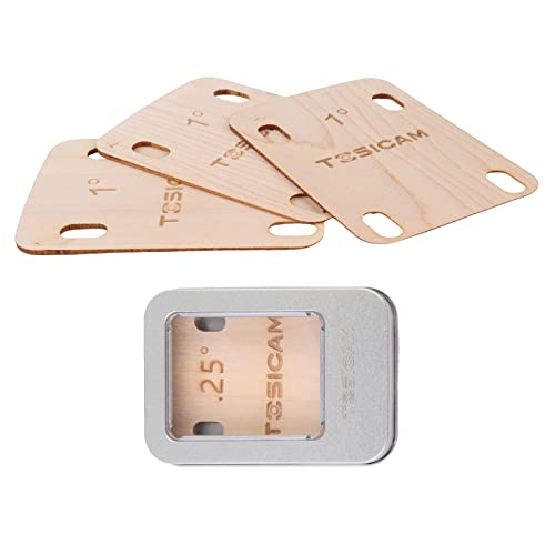 3pcs Maple Guitar Neck Shims for Bolt-on Necks