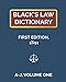 Black's Law Dictionary, First Edition 1891, Volume One (A-J)
