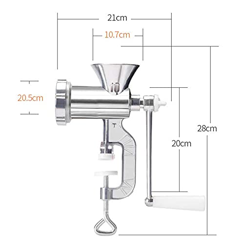 Wgwioo Fleischwolf Aus Edelstahl, Manuelle Wurstfüllmaschine, Wurstfüllmaschine, Für Alle Fleischsorten, Fleischwolf Und… – Bild 3