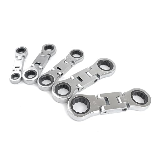 Haodream Llave de trinquete flexible, combinación de trinquete, llave de trinquete, llave flexible, liberación rápida, tensor para reparación