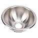 ZDAGELD RV Stainless Steel Sink, Compact Mini Single Bowl RV Kitchen Sink, Brushed Mirror Finish for Cars, Boats, Yachts, RVs, Suitable for Limited Spaces, Easy Installation