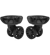 2pcs Suitcase Replacement Wheels, Replacement Luggage Wheel for Repairing, Easy to Install Univer...