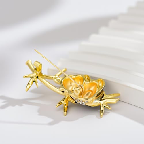 Image of Cute Animal Brooch Pins, Animal Theme Brooches Accessories for Clothes, Birthday Christmas Gift for Women