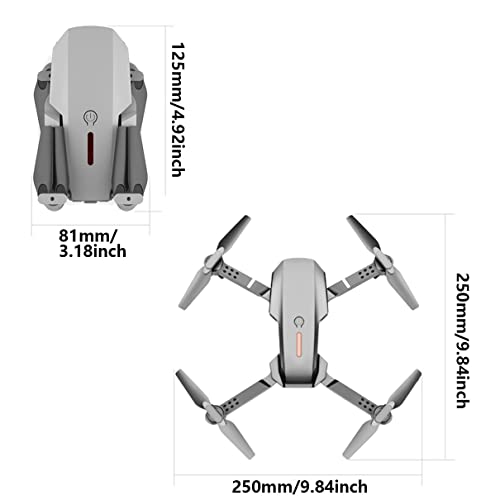 E88 Pro Drone 4K Com Câmera de Alta Definição Wifi Fpv Dobrável Drone 2.4G 6 Eixos Rc Quadcopter Alt