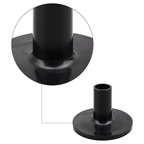 8 piezas de protectores para platillos con base de brida para instrumentos de batería, prácticos, portátiles, de plástico resistente al desgaste miniatura 6