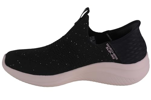 Skechers Skechers Ultra Flex Womens Sneaker, Black Rose, 6