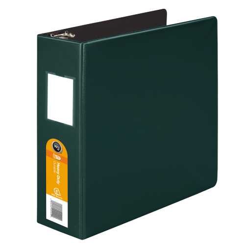 Wilson Jones 384 Line Heavy-Duty Locking D-Ring 3" Binder 8.5 X 11" Sheet Capacity, Hunter Green (W384-49Ga) #TOP2