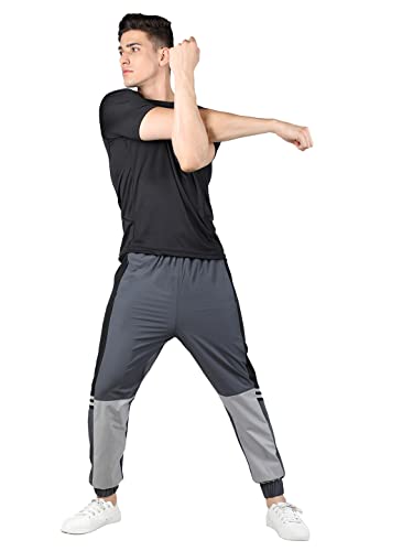 Image of CHKOKKO Men Casual Regular Fit Track Pant Gym Workout Lower With Pocket