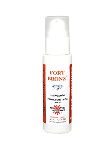 Crema solare protezione alta fattore 30 con