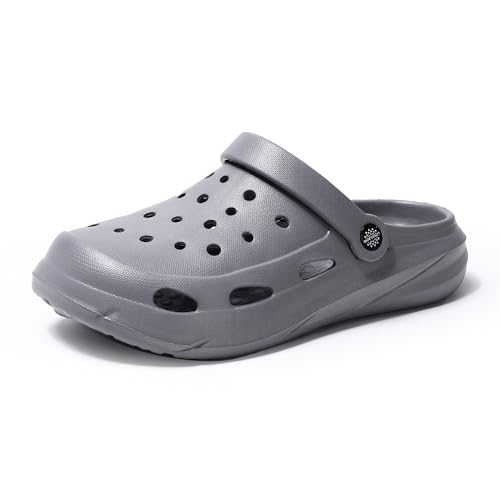 Image of Kids Boys Girls Classic Camo Garden Clogs & Mules | Lightweight Summer Shoes - Quick-Dry Non-Slip Beach Clogs