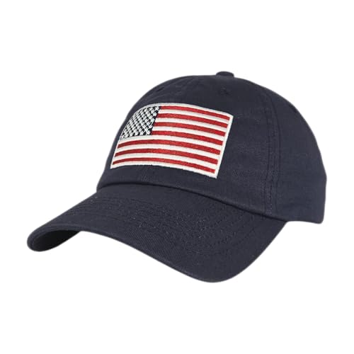 Image of E BY ELIDAN USA Hat, Embroidered American Flag Baseball Cap for Men Women
