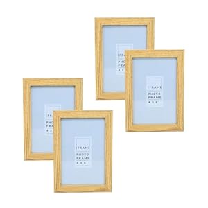 Widdop 4′ x 6′ – iFrame Set of 4 Photo Frames Oak Finish