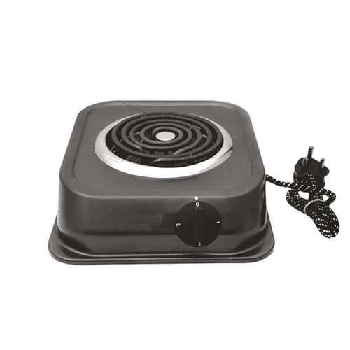 Image of Drumstone 2000W Electric Hot Plate Single Burner | Fast Heating Coil Cooktop with Adjustable Temperature Control | Portable Cooking Stove for Hostel, PG, Office, Travel & Home