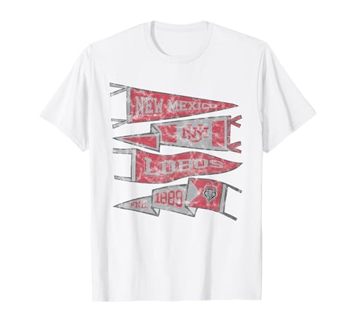 University of New Mexico Lobos Distressed Pennants T-Shirt