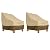 Classic Accessories Veranda Water-Resistant 38 Inch Deep Seated Patio Lounge Chair Cover, 2-Pack, Patio Furniture Covers