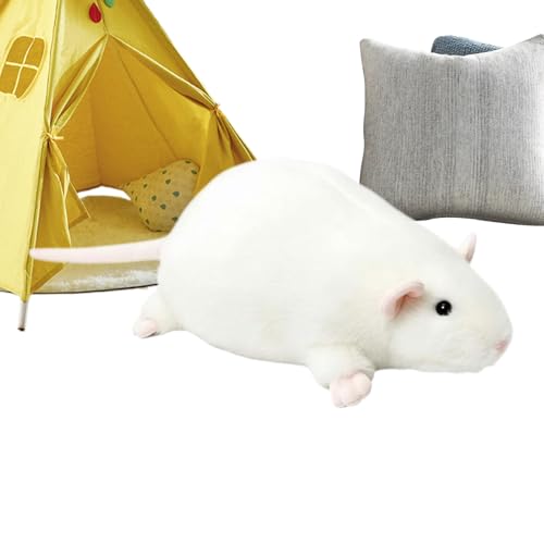 Hámster De Pelucho,90cm Linda Decoración Realista Gigante - Peluche De Hámster | Para el Hogar Oficinas Cafés Sofás Camas Acción de Gracias De Cumpleaños Apartamento Sala de estar
