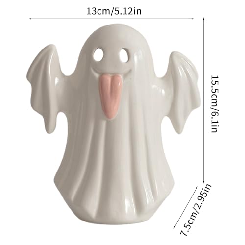 Figurine Fantôme Vase Décor de Table et Centre de Table Halloween - 6