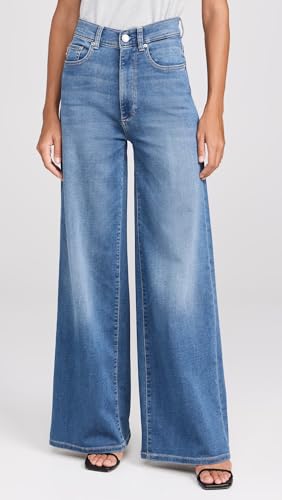 DL1961 Women's Softwear Hepburn Wide Leg High Rise Jeans2