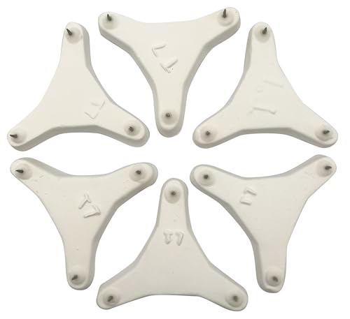 National Artcraft 3-Point Ceramic Tripod Kiln Stilt - with Points 2-5/8