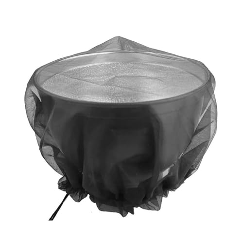 Copertura del barile della pioggia,Schermo del barile della pioggia | Copertura in rete per barile d'acqua con cordino resistente al da 39 pollici | Maglia sottile, filtro dello schermo del