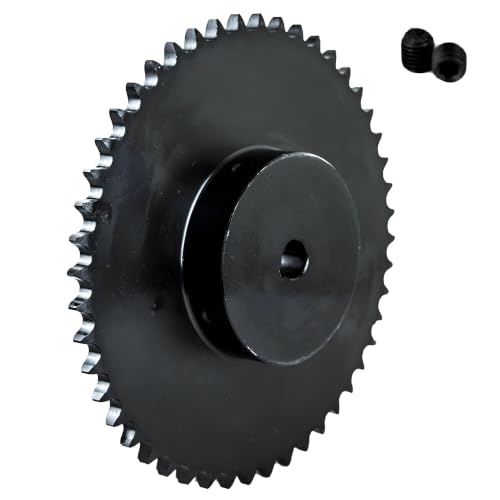 Jeremywell #40 Roller Chain Sprocket, 48 Tooth B-Hub, 5/8" Bore
