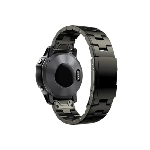 Bracelet de montre en titane pour Garmin Fenix 6, idéal du bureau au trail